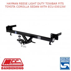 HAYMAN REESE LIGHT DUTY TOWBAR FITS TOYOTA COROLLA SEDAN WITH ECU-03013W